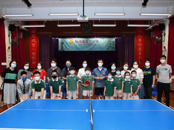 2022年7月19日 邀請前中國國手羅佳佳教練和學生進行乒乓球交流活動